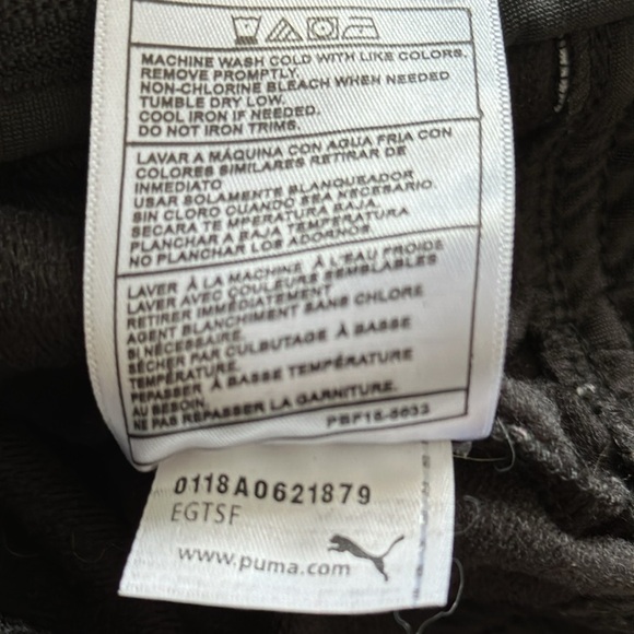 2T and 24m Puma  up spring jackets with pockets, black white red blue - Picture 6 of 14